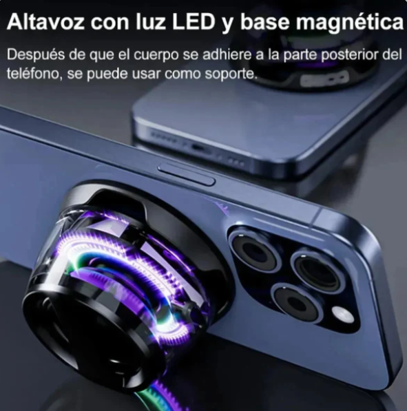 UrbanMagBoom Pro® - Parlante Magnético RGB Bluetooth