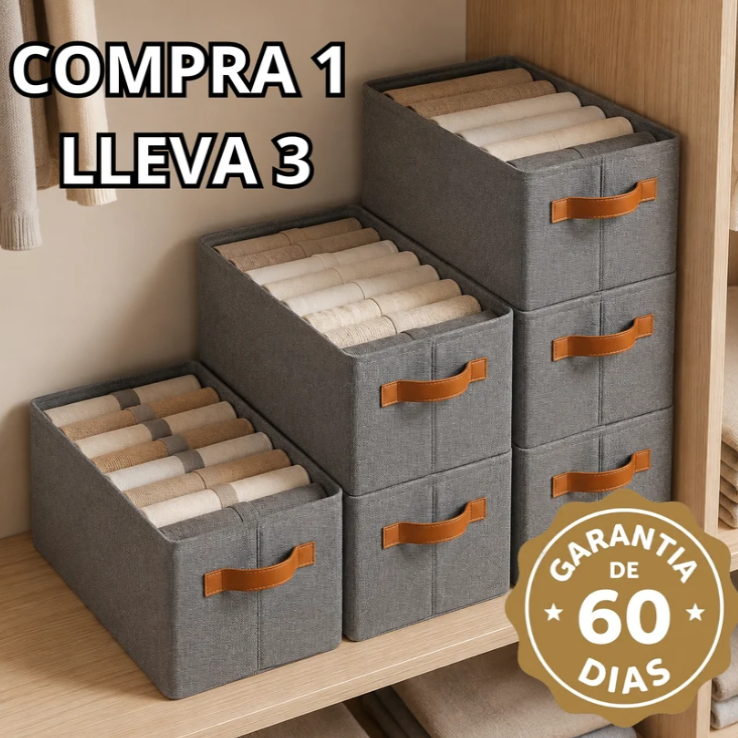 Organizadores De Ropa Plegables Organiza Tu Clóset En Minutos