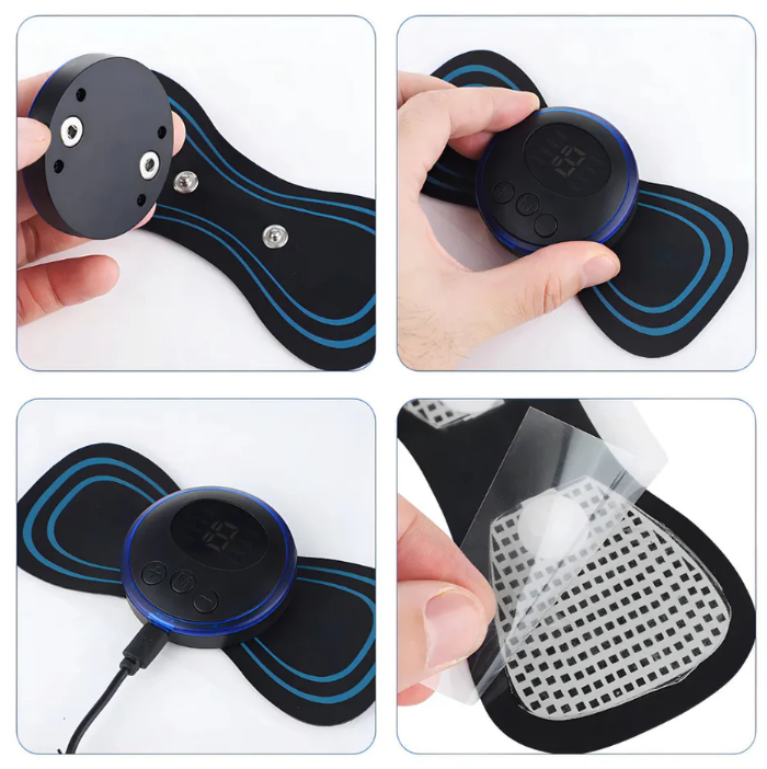 PulsePad 360° - Mini Masajeador Muscular Profesional