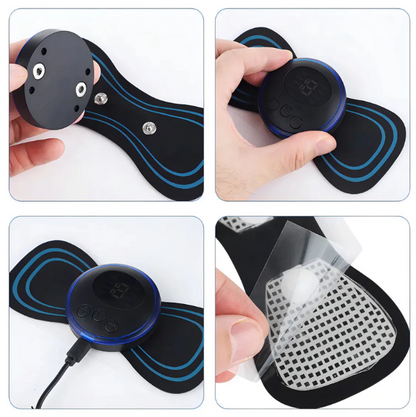 PulsePad 360° - Mini Masajeador Muscular Profesional