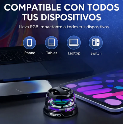 UrbanMagBoom Pro® - Parlante Magnético RGB Bluetooth