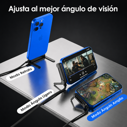 Promo 2x1 | Cable Cargador Rápido 240W Con Soporte Integrado 1.5 Metros