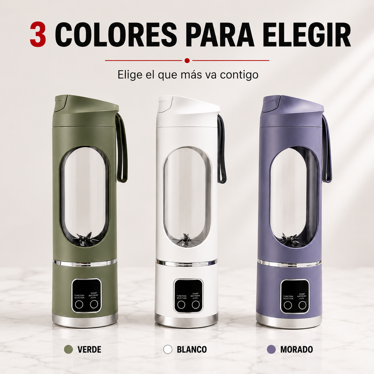 Licuadora Portátil Recargable 450 ML
