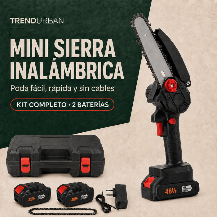 Kit Mini Sierra Inalambrica 48v Con 2 Baterias