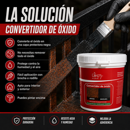 Convertidor de Óxido 1KG Detén la Corrosión y Protege tus Metales