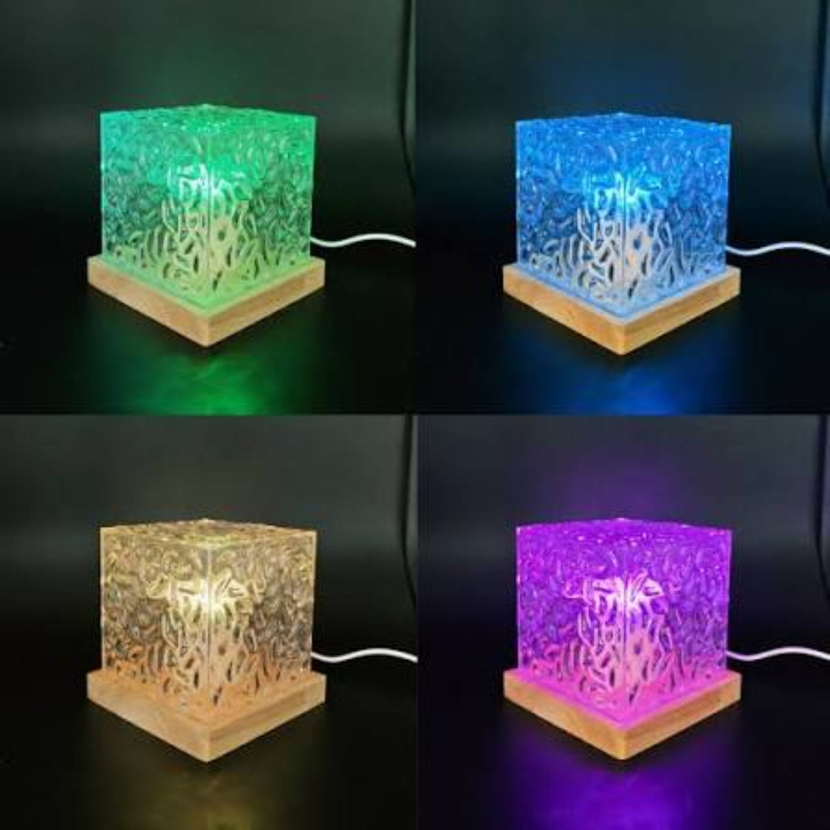 Lámpara Aurora Boreal USB 16 Colores RGB + Control Remoto