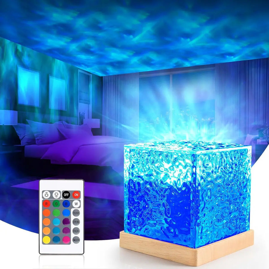 Lámpara Aurora Boreal USB 16 Colores RGB + Control Remoto
